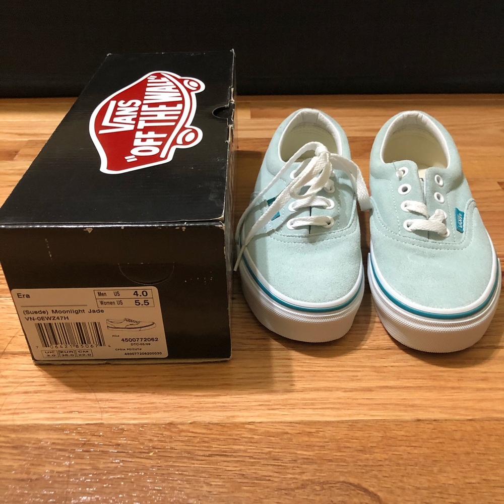 NIB Vans Suede Era Moonlight Jade